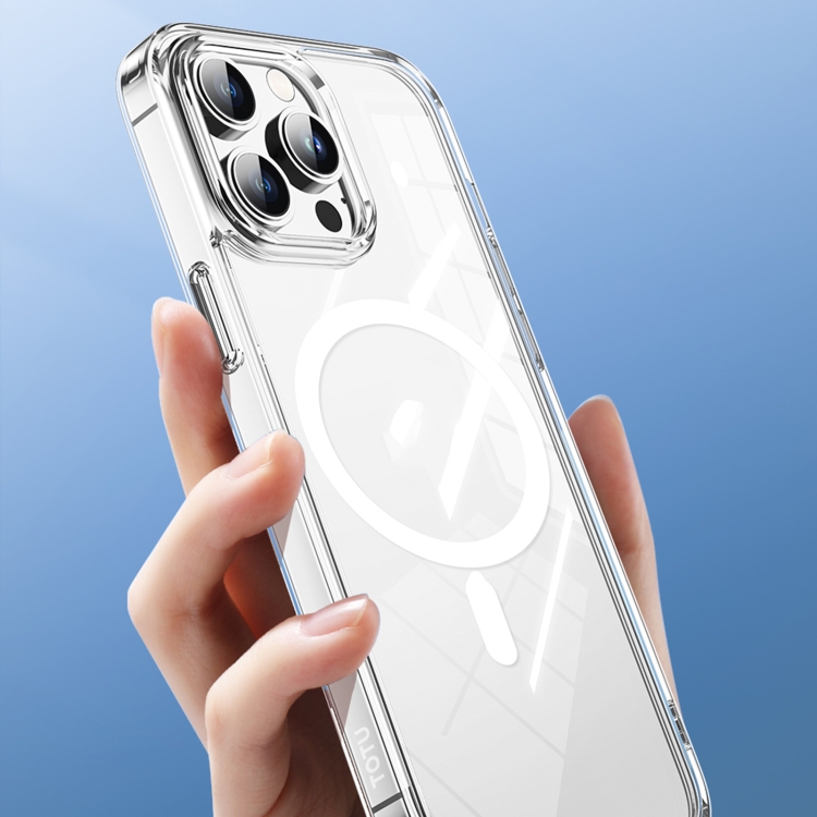 iPhone 15 TOTUDESIGN  Magsafe Magnetic Phone Case(Transparent)